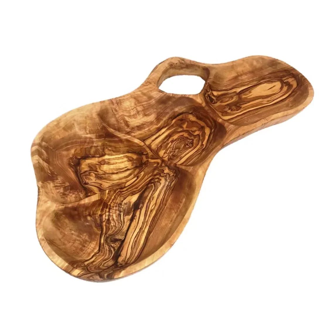 Natural Olivewood Appetizer Tray - Marcel’s Culinary Experience