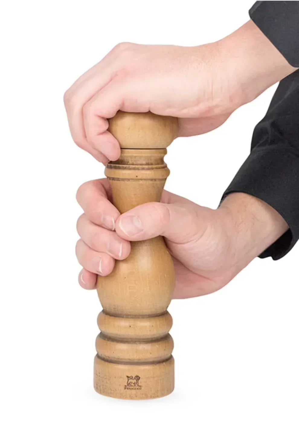 Peugeot Paris Antique Pepper Mill, Beechwood Antique Finish 9" - Marcel’s Culinary Experience
