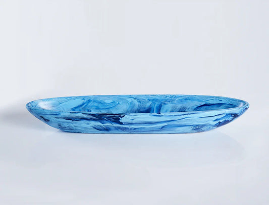 Nashi Home Boat Bowl Medium - Denim Swirl
