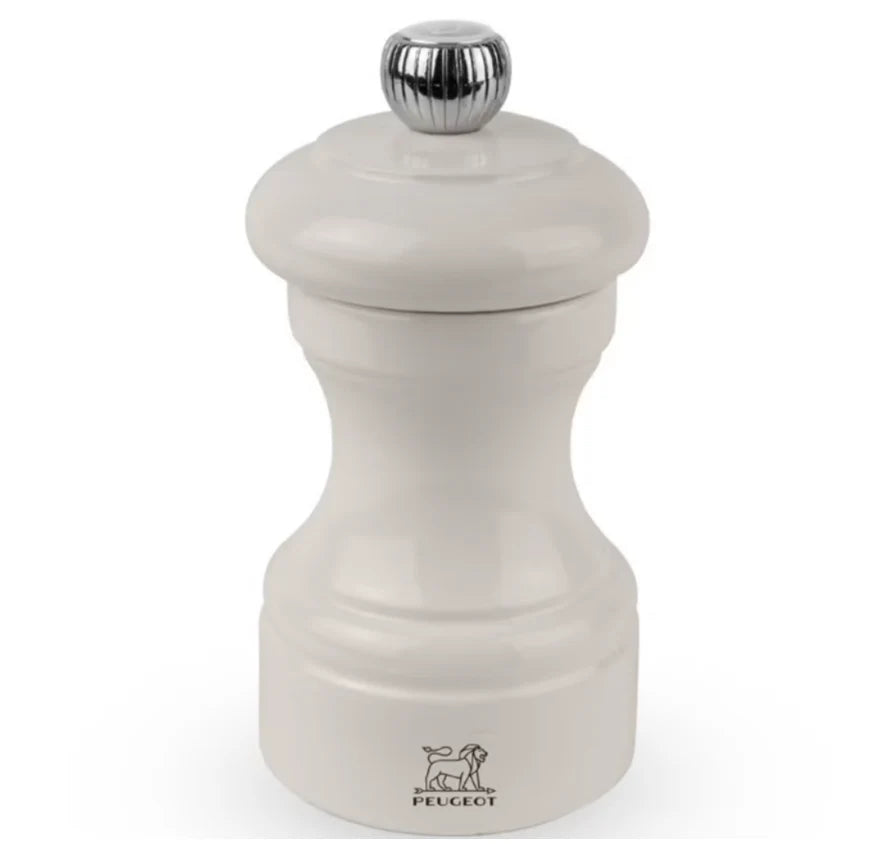 Peugeot Bistro Salt Mill Ivory Gloss Painted Wood - 4″
