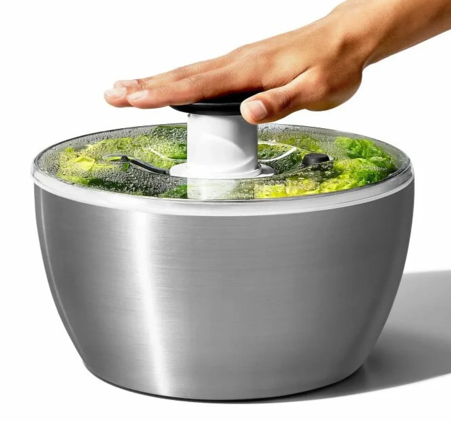 OXO SteeL Salad Spinner - Marcel’s Culinary Experience