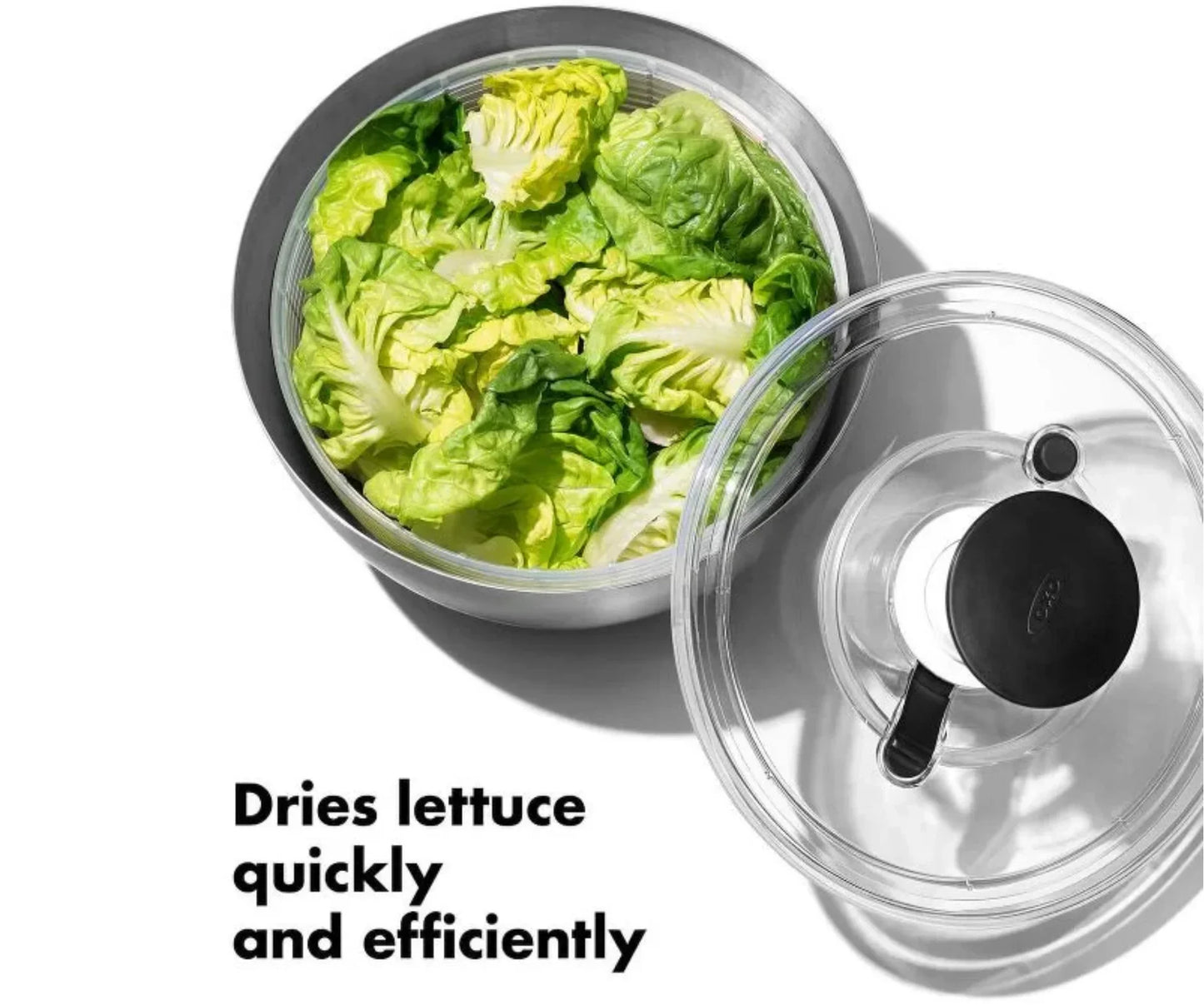 OXO SteeL Salad Spinner - Marcel’s Culinary Experience