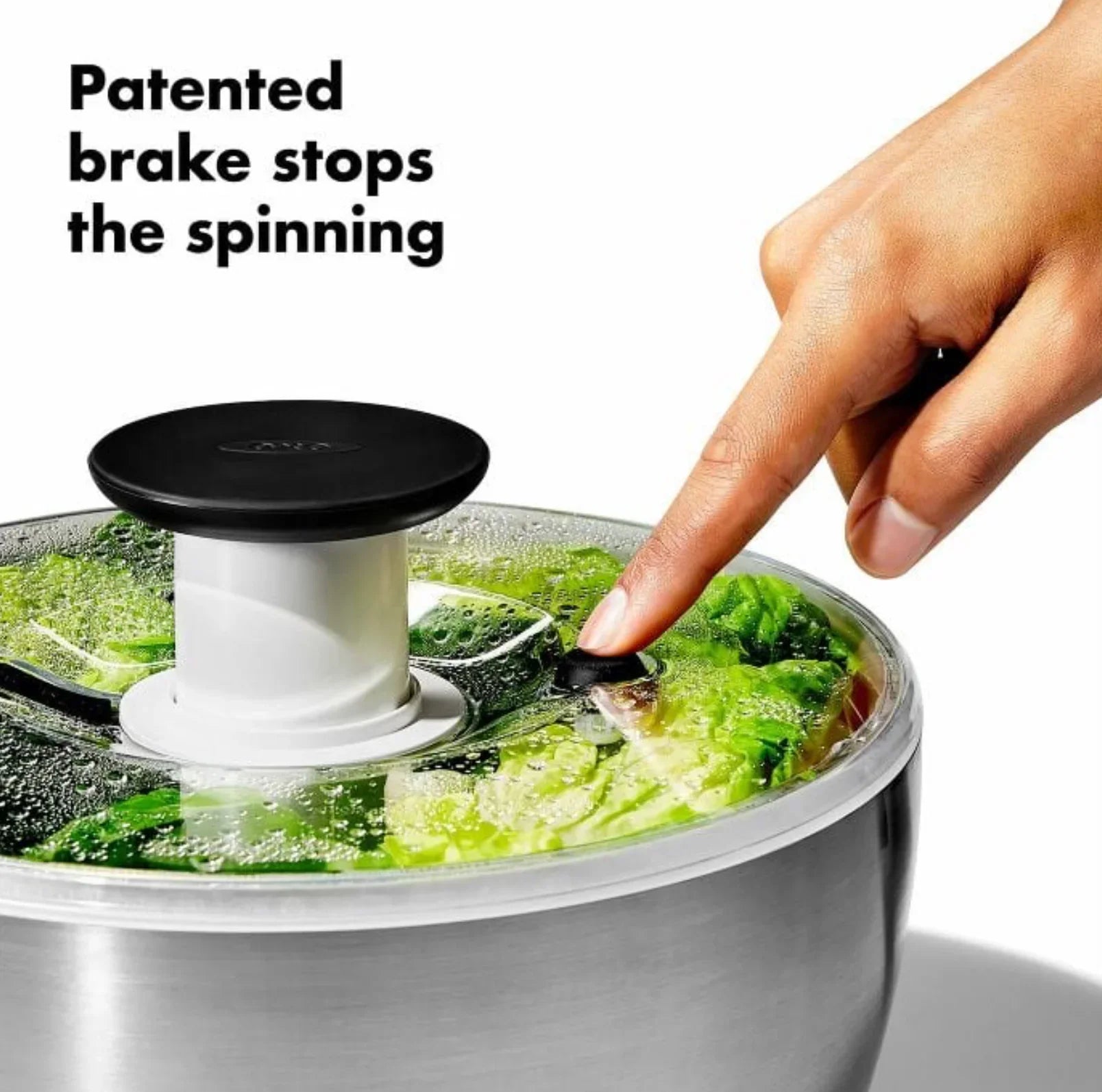 OXO SteeL Salad Spinner - Marcel’s Culinary Experience
