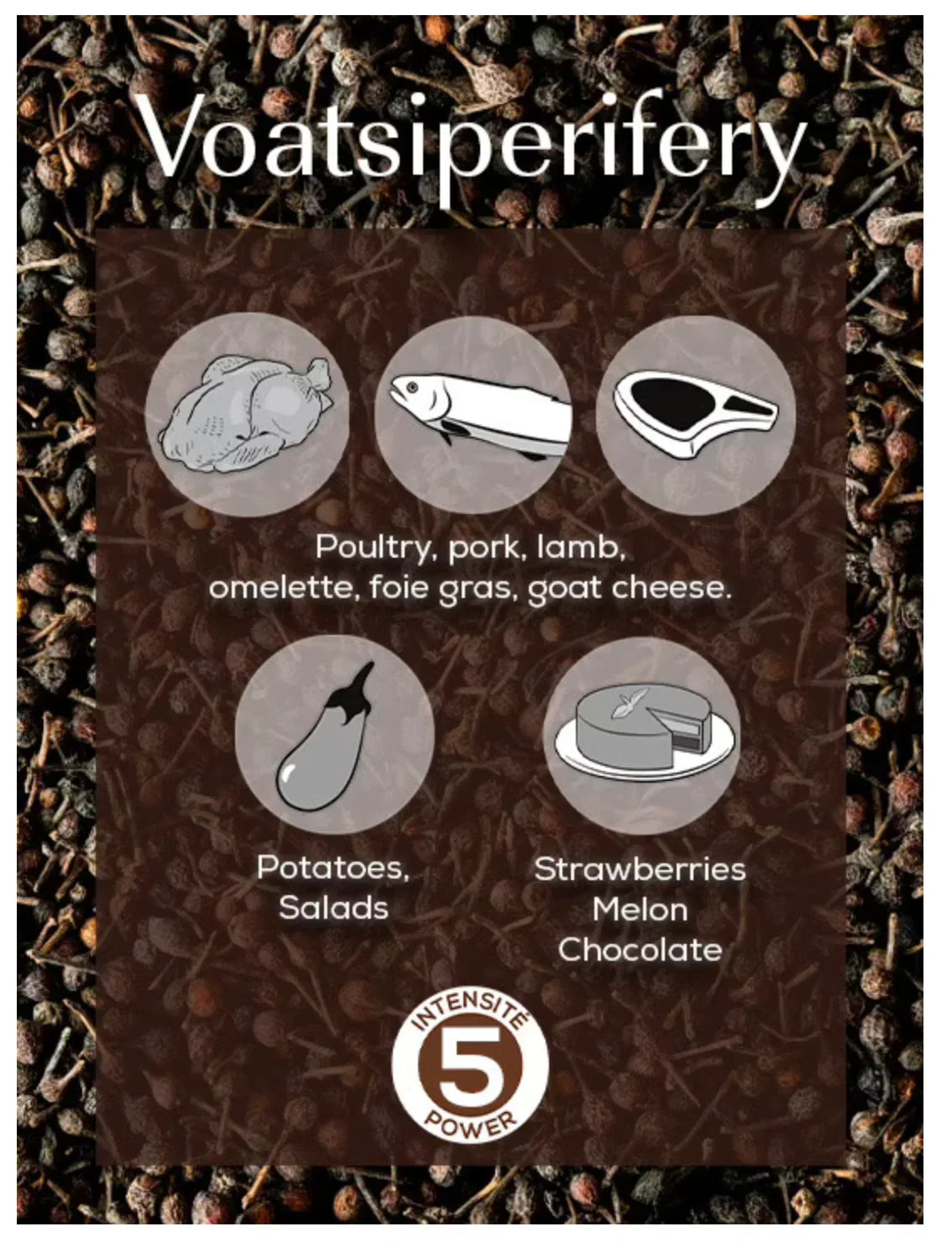 Peugeot Voatsiperifery Sachets of Madagascan Wild Pepper 3 x 20g - Marcel’s Culinary Experience
