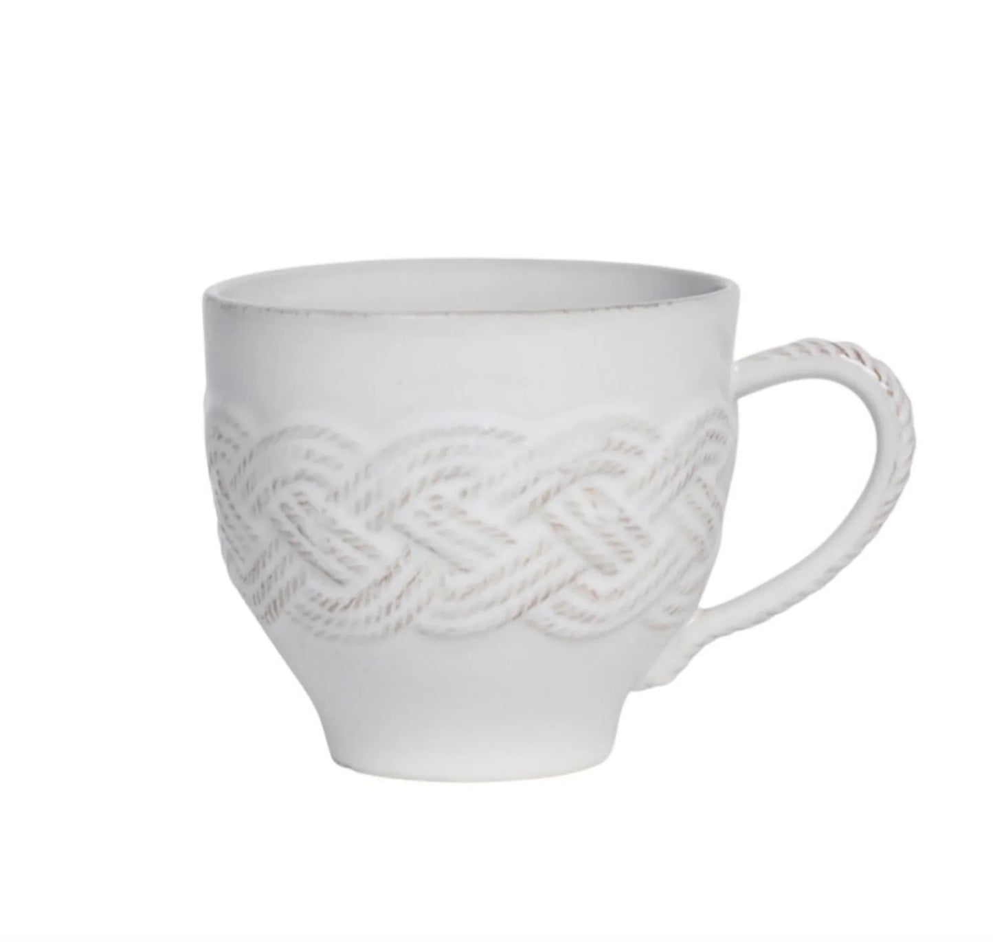 Juliska Le Panier Mystic Knot Mug - Whitewash - Marcel’s Culinary Experience