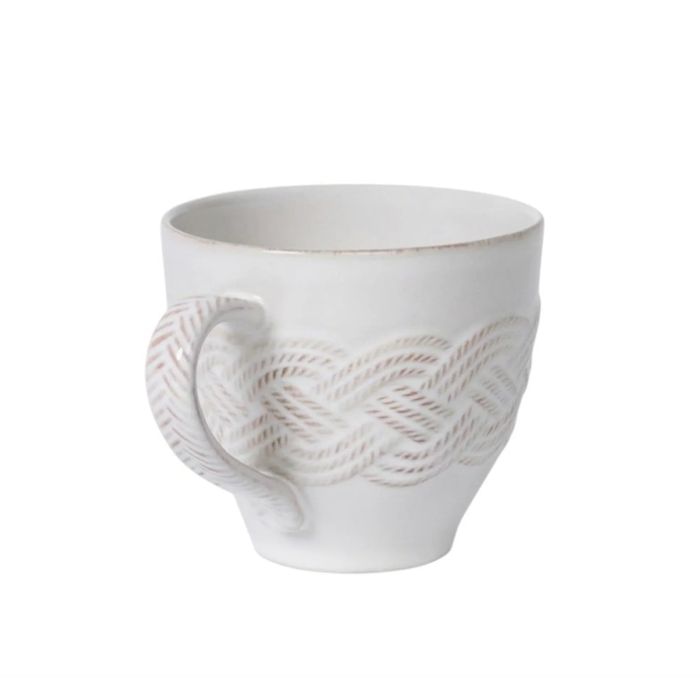 Juliska Le Panier Mystic Knot Mug - Whitewash - Marcel’s Culinary Experience