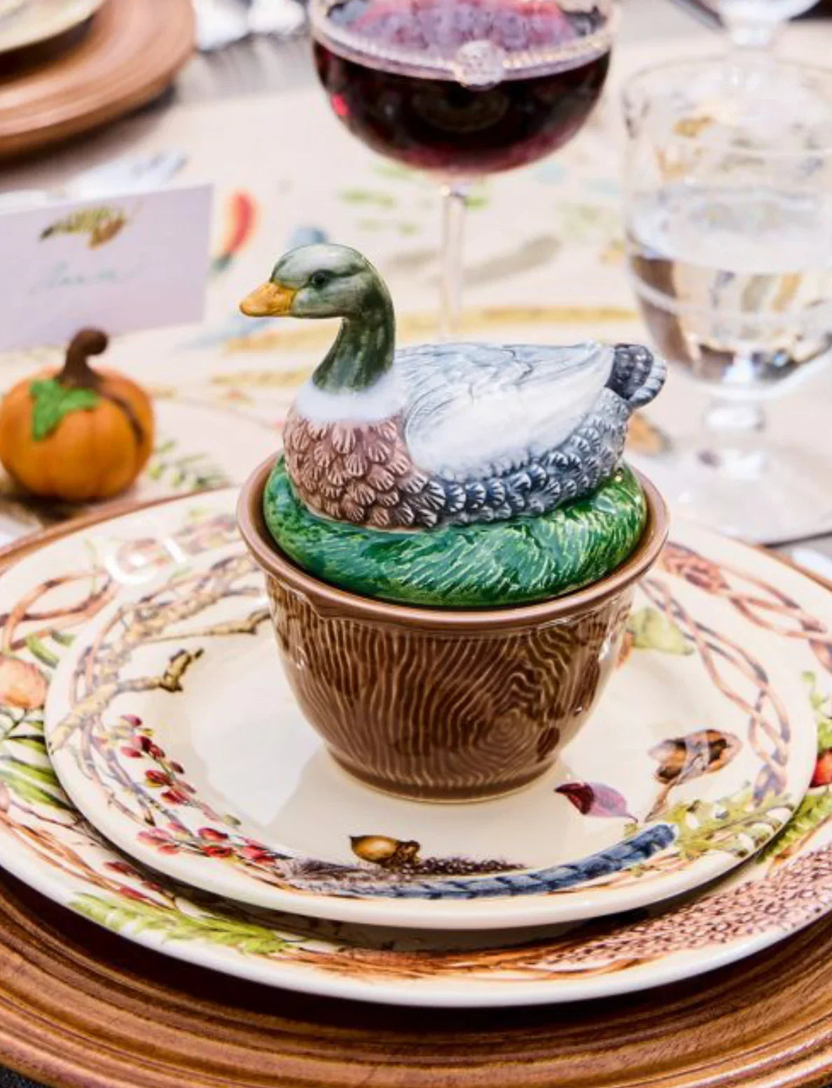 Juliska Forest Walk Duck Bowl with Lid - Marcel’s Culinary Experience