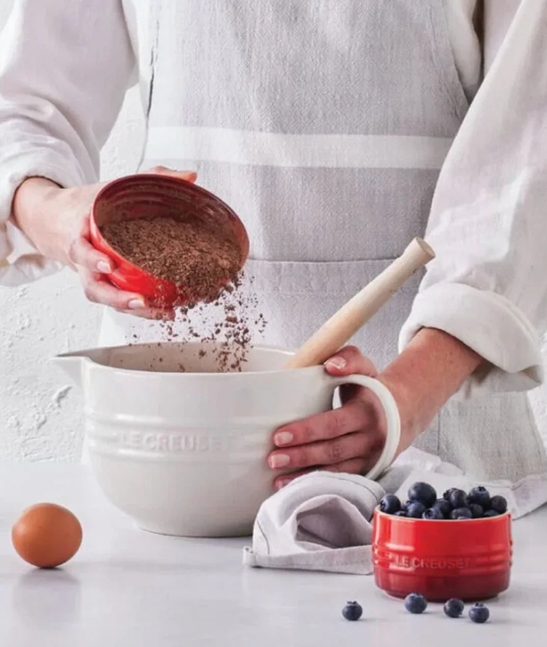 Le Creuset Straight Wall Ramekin - Cerise