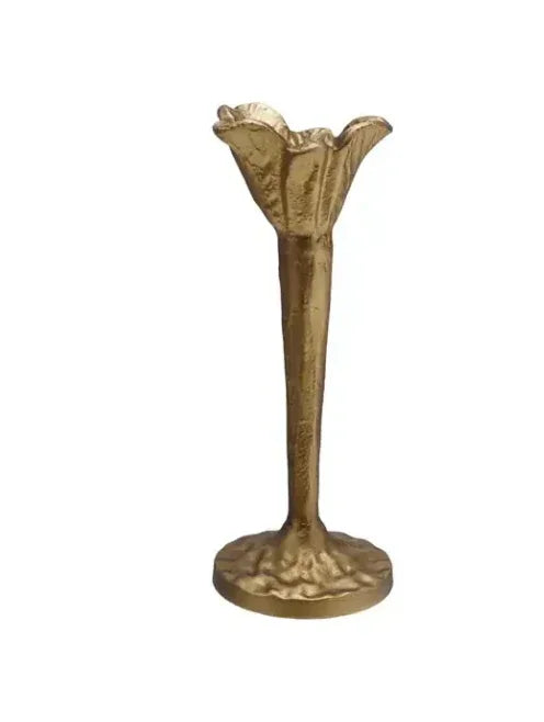 Cast Iron Flower Shaped Taper Holder - Marcel’s Culinary Experience