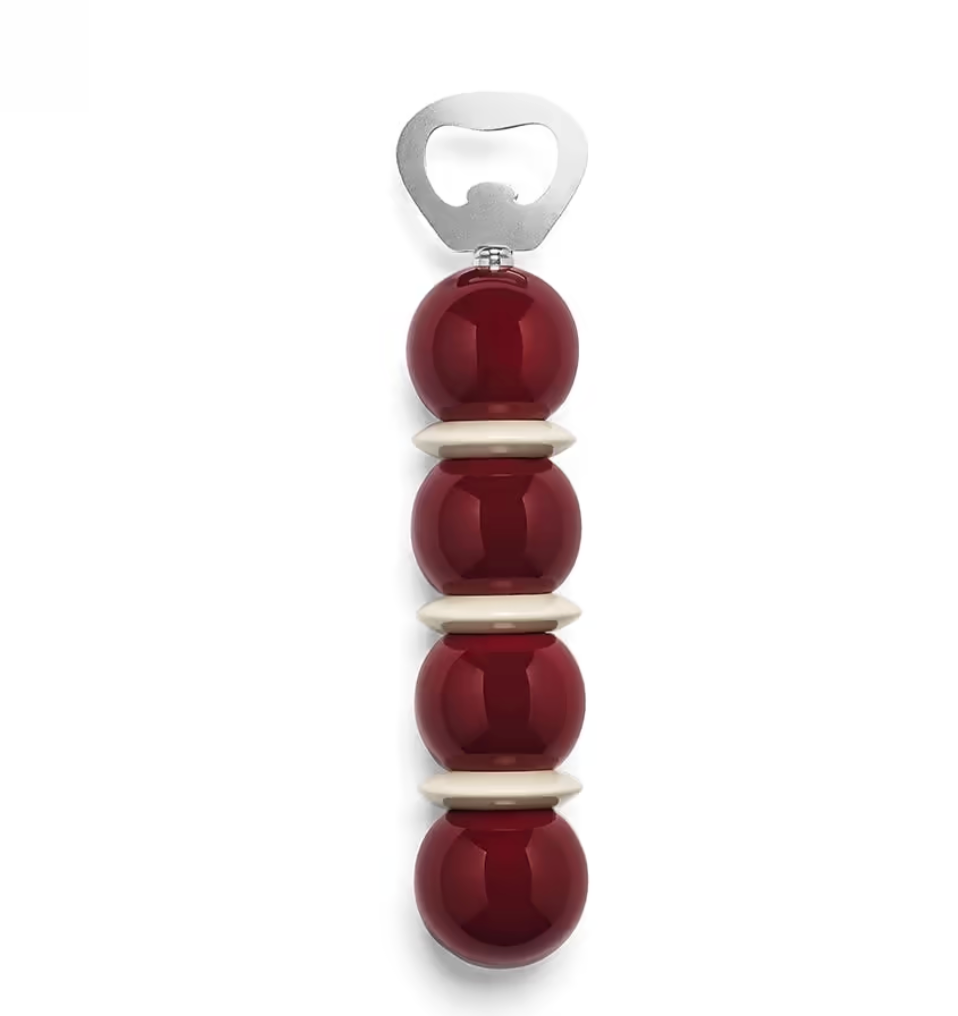 Cherry and Cappuccino Bobbin Bottle Opener