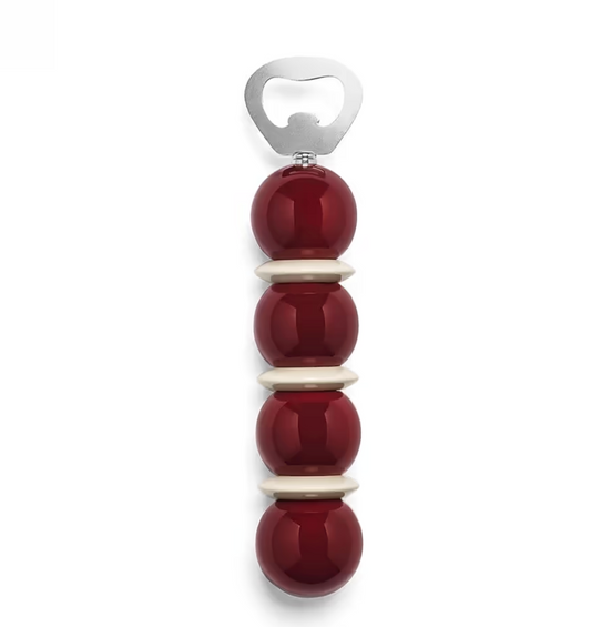 Cherry and Cappuccino Bobbin Bottle Opener