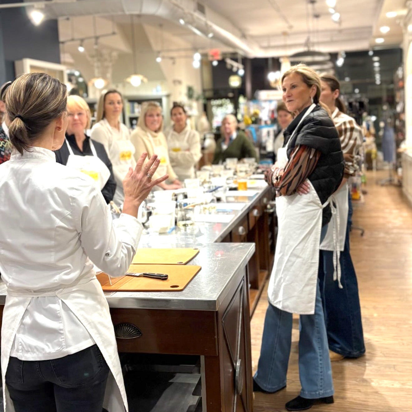 Marcel's cooking class