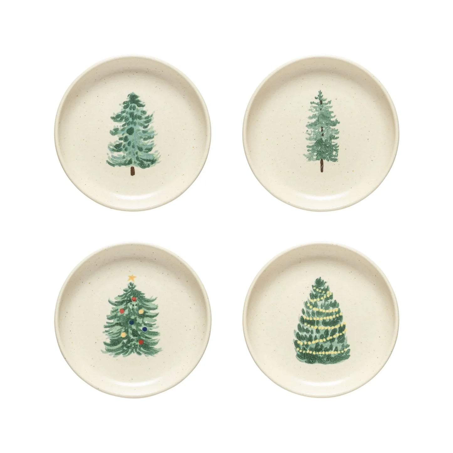 Pacifica Appetizer Plates S/4 - Christmas Tree - Marcel’s Culinary Experience