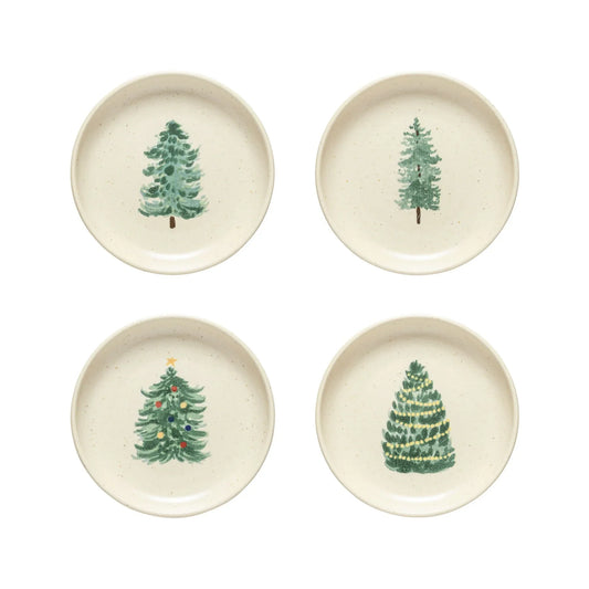 Pacifica Appetizer Plates S/4 - Christmas Tree - Marcel’s Culinary Experience