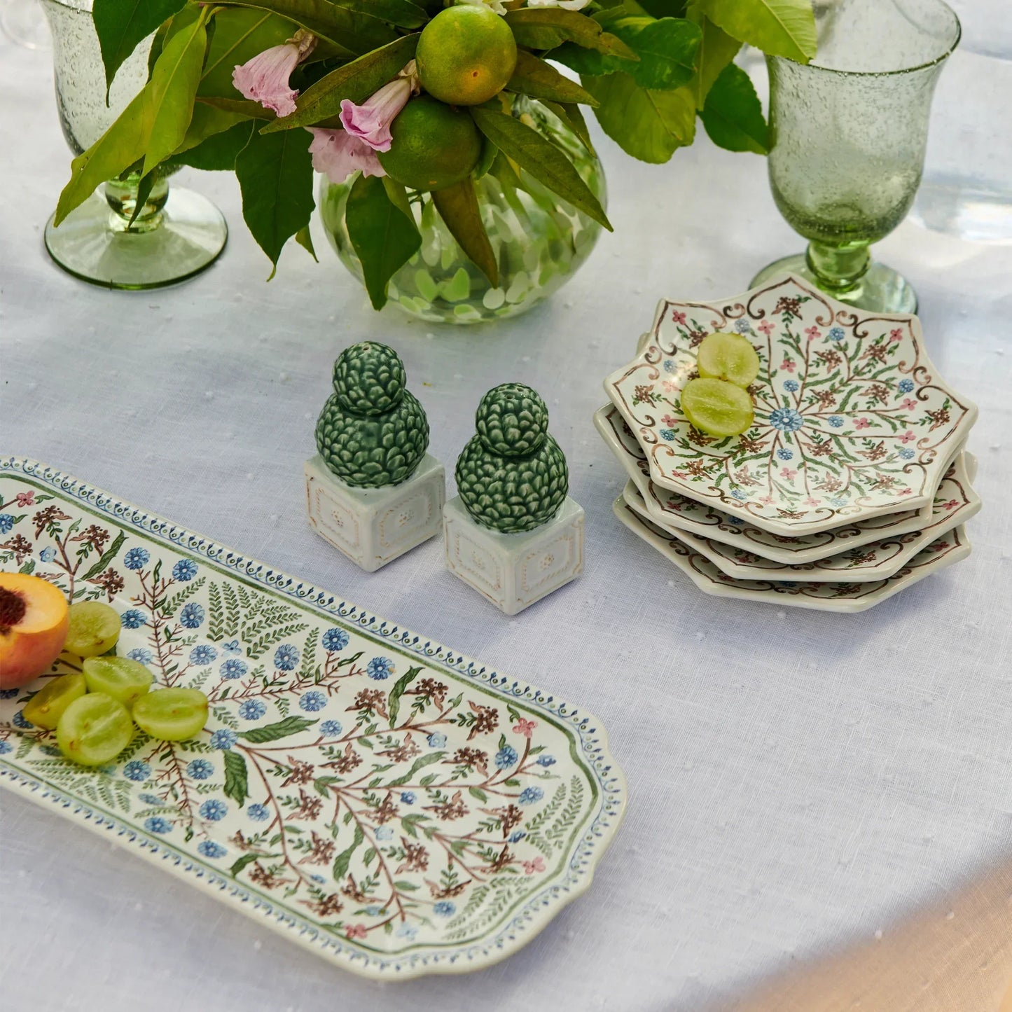 Juliska Berry & Thread Topiary Salt & Pepper Shakers - Set of 2