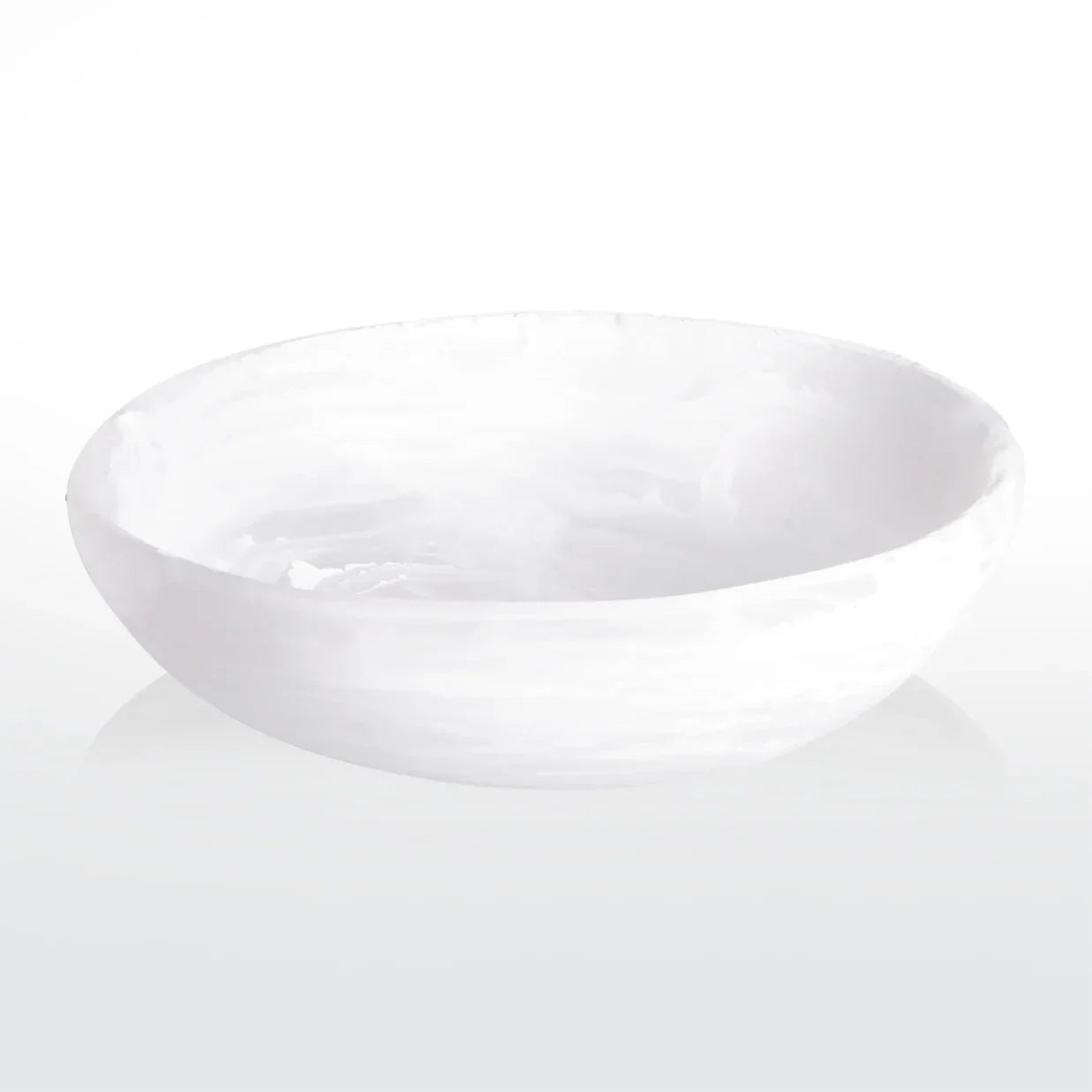 Nashi Signature Round Bowl Large - White Swirl - Marcel’s Culinary Experience