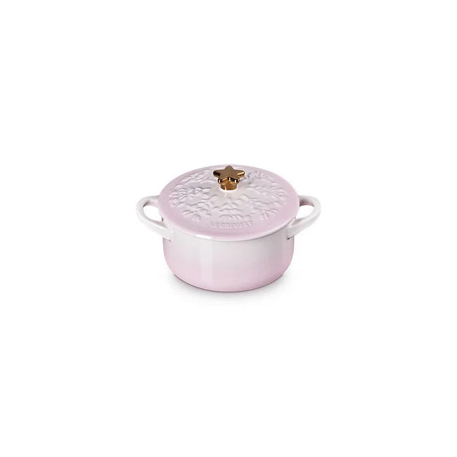 Le Creuset Noël Collection Mini Cocotte with Gold Star Knob
