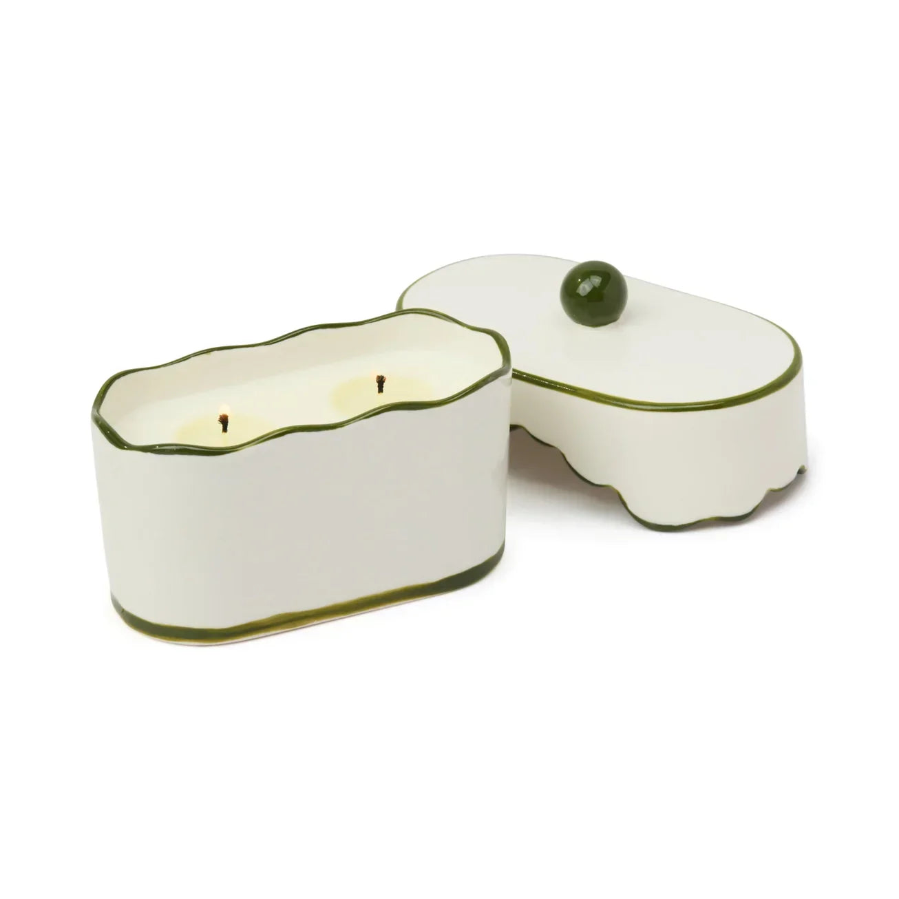 Paddywax Cherie Ceramic Dish - Smoked Pistachio - Marcel’s Culinary Experience