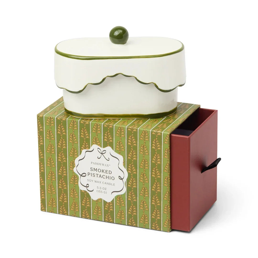 Paddywax Cherie Ceramic Dish - Smoked Pistachio - Marcel’s Culinary Experience