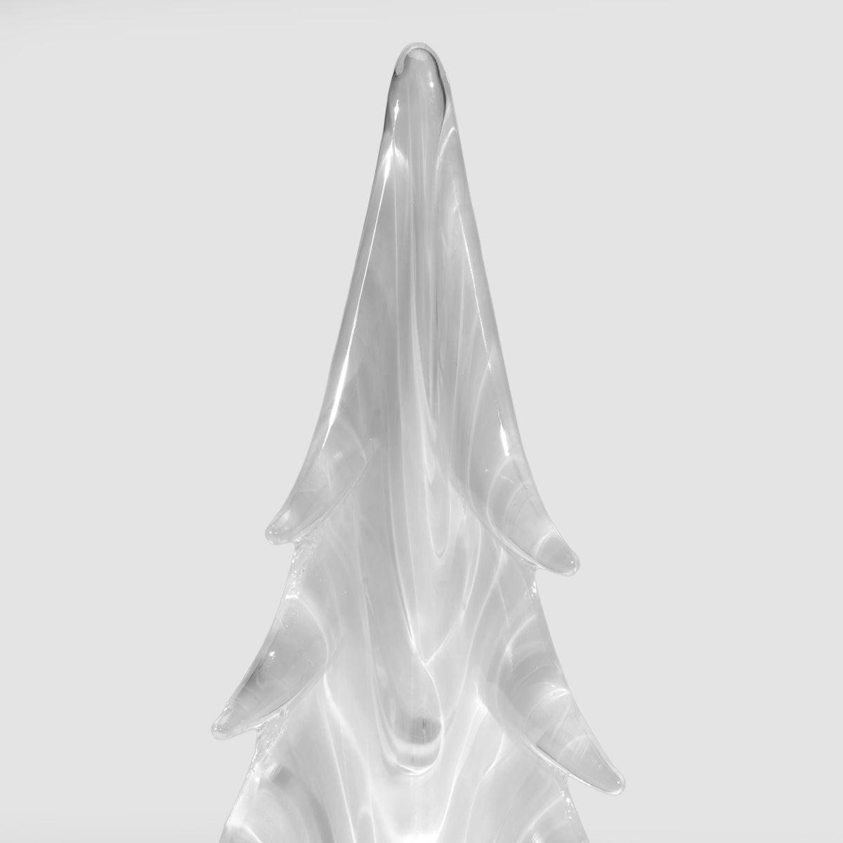 Simon Pearce Snowdrift Glass Evergreen, 18 in.