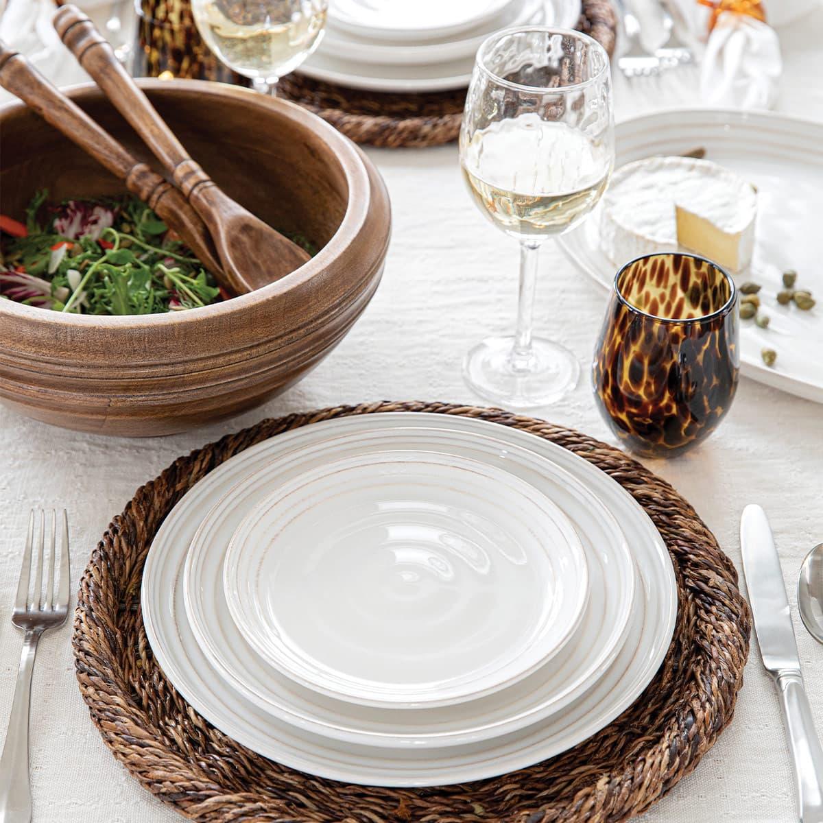 Juliska Bilbao 17" Platter - Whitewash