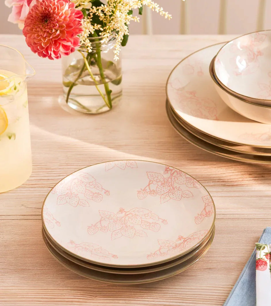 Sophie Allport Strawberries Stoneware Side Plate - Marcel’s Culinary Experience