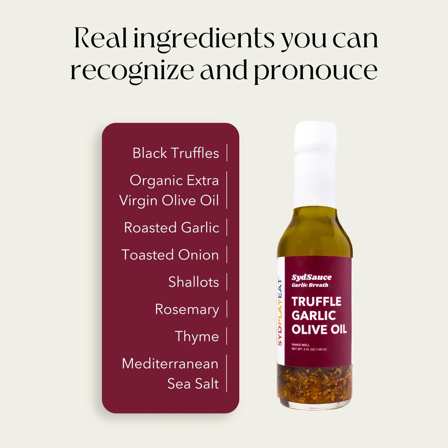 SydSauce Garlic Truffle Oil