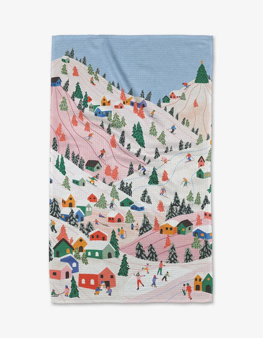 Geometry Winter Holiday Kitchen Tea Towel - Marcel’s Culinary Experience