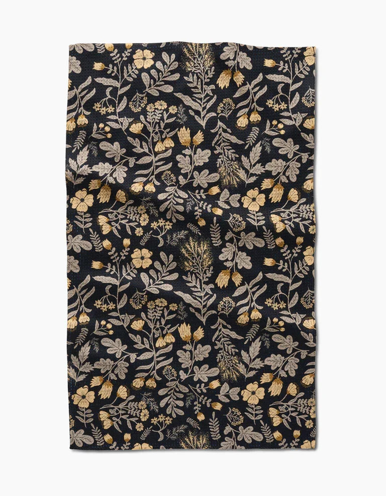 Geometry Woodland Wildflowers Kitchen Tea Towel - Marcel’s Culinary Experience