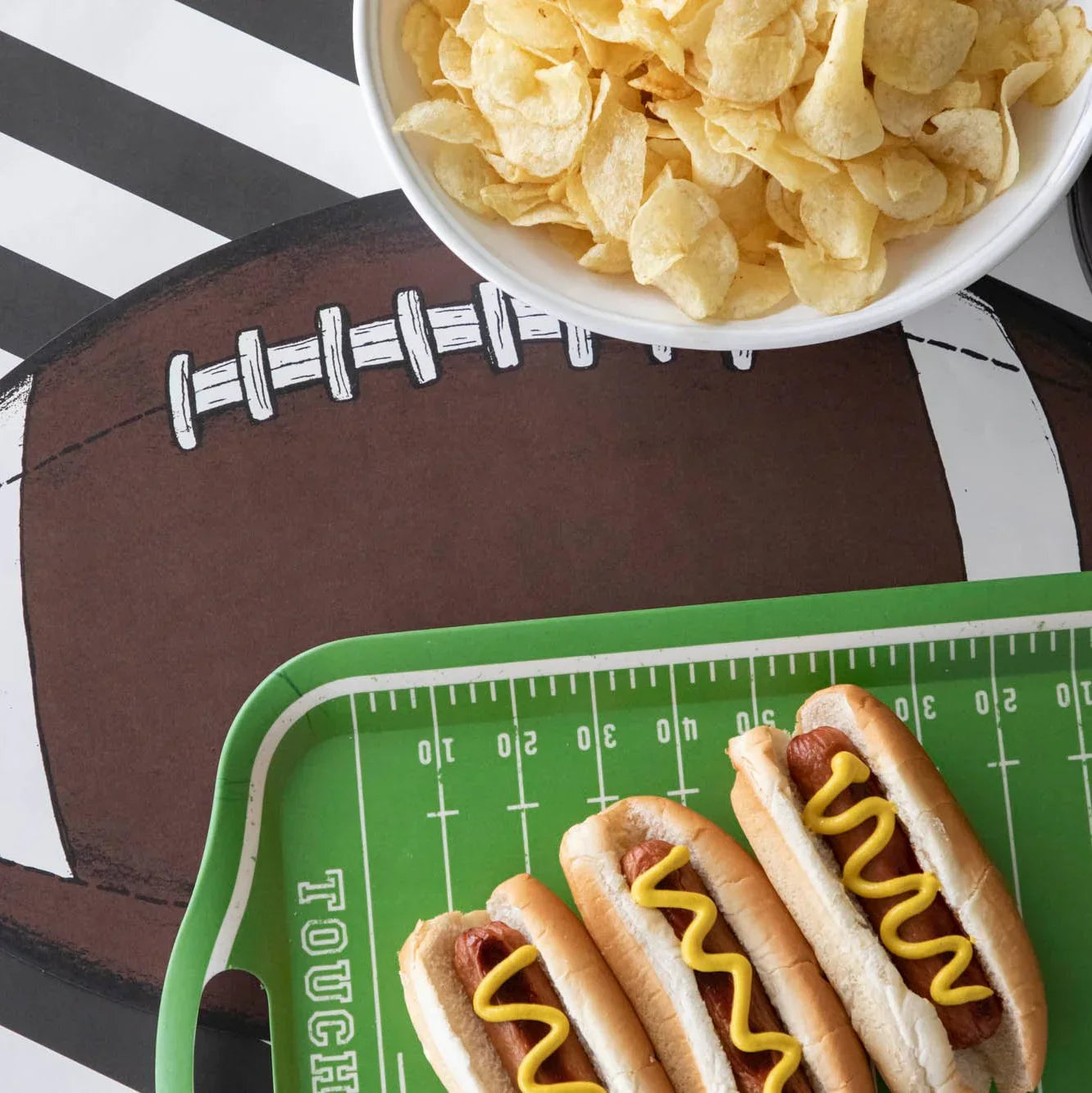 Hester and Cook Die-cut Football Placemat - Marcel’s Culinary Experience