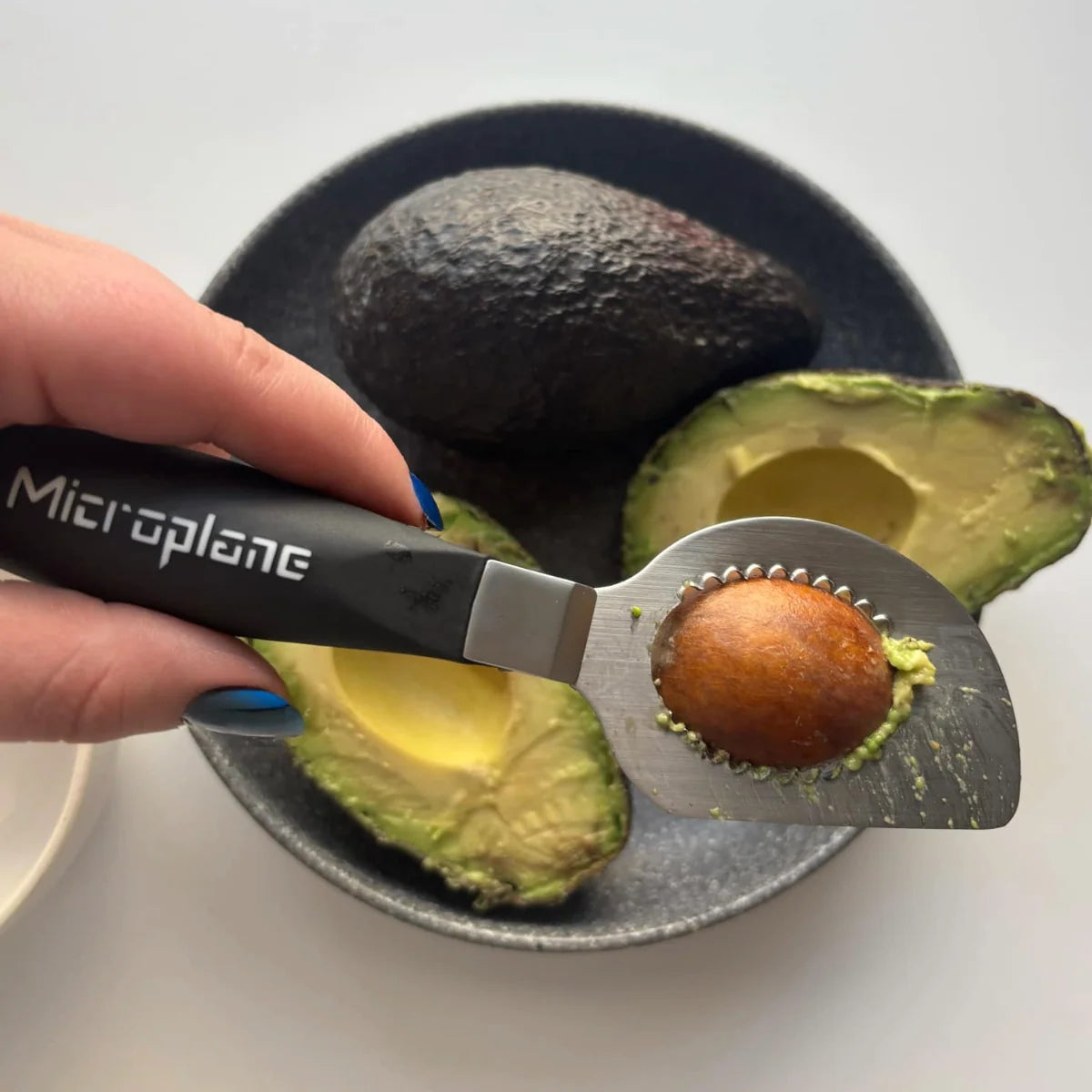 Microplane 3-in-1 Avocado Tool | Pit, Slice & Scoop