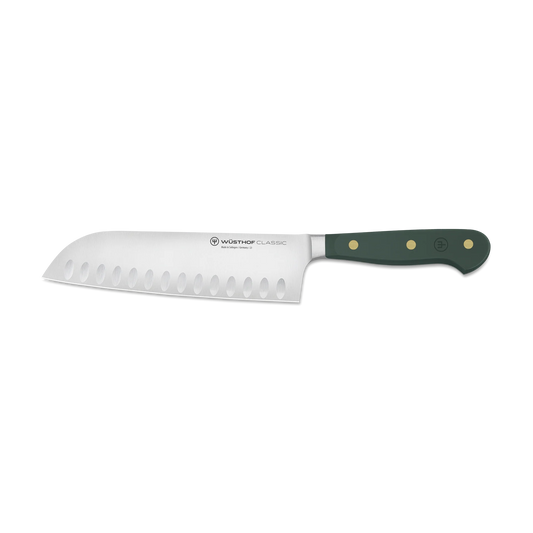 Wusthof Classic 7" Hollow Edge Santoku - Fresh Rosemary