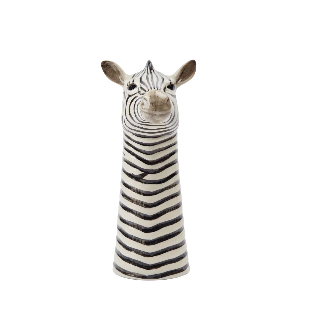 Quail Ceramics Zebra Flower Vase