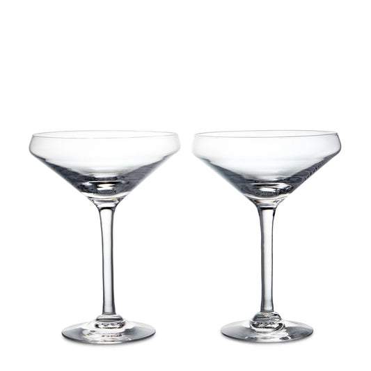 Simon Pearce Vintner Coupe Glasses - Set of 2