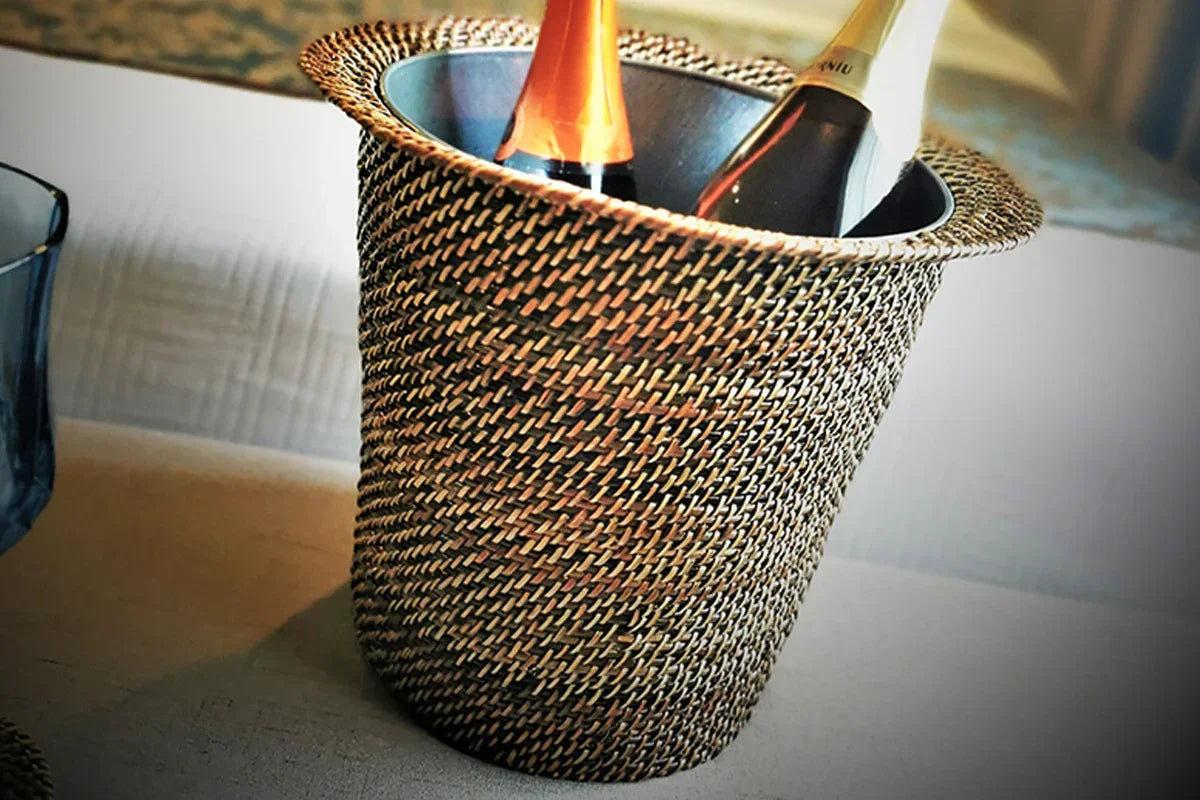 Woven Wine Bucket with Liner