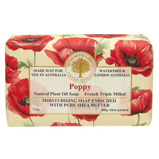 Wavertree & London Poppy Luxury Soap Bar - Marcel’s Culinary Experience
