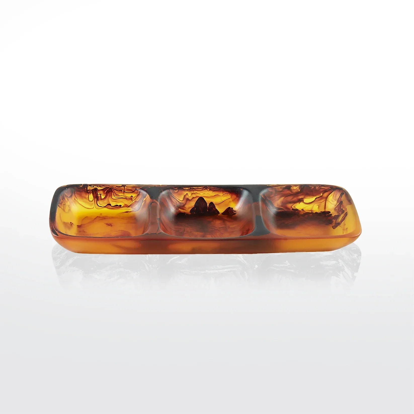 Nashi Home Everyday Three Part Tray Medium - Tortoise Swirl - Marcel’s Culinary Experience