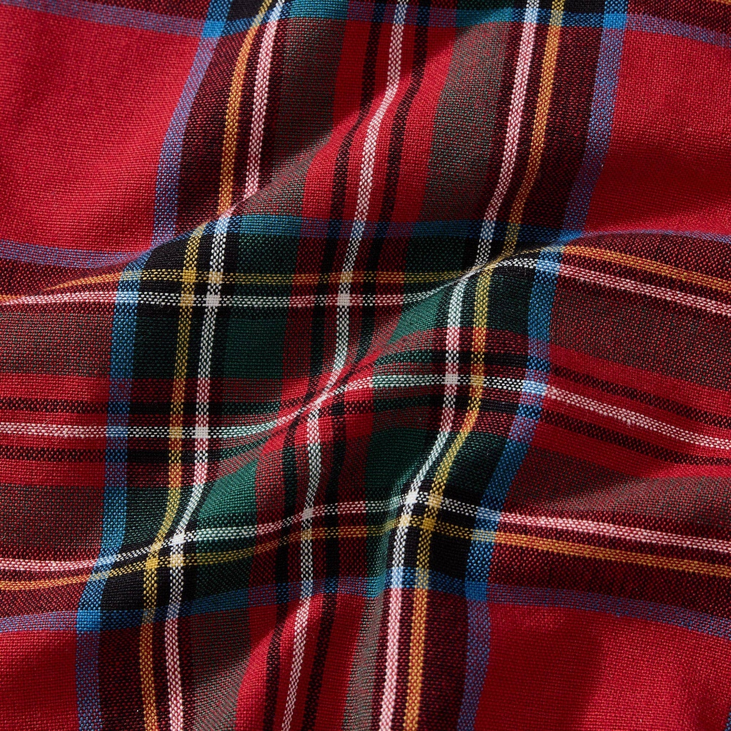 Stowe Tartan Holiday Plaid Cotton Christmas Table Runner
