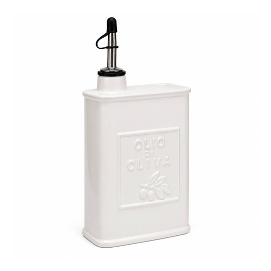 Fox Run White Ceramic Olive Oil Dispenser