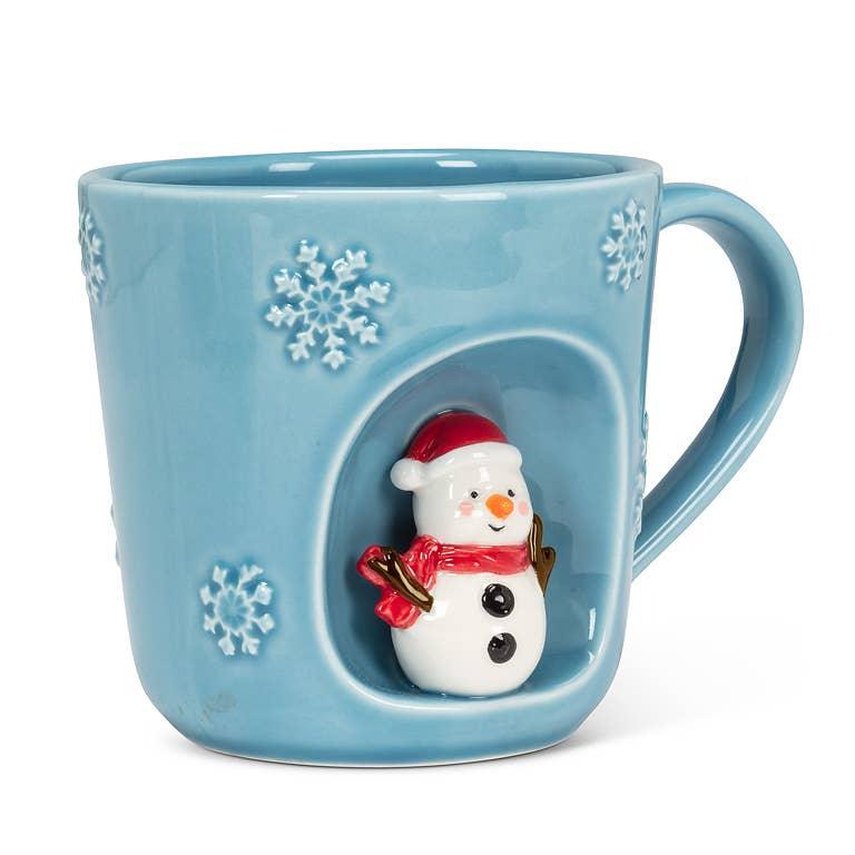 Snowflake Mug with Holiday Characters - Marcel’s Culinary Experience
