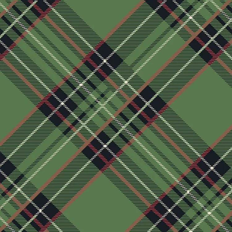 Hester and Cook Green Plaid Cocktail Napkin - Marcel’s Culinary Experience
