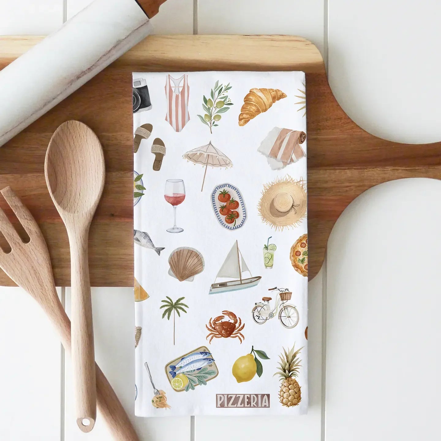 Vacanza in Italia Tea Towel