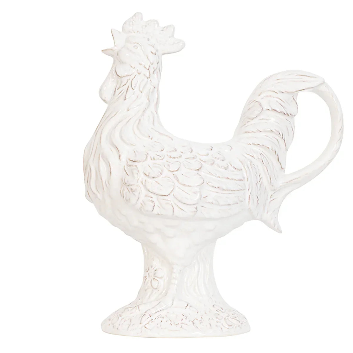 Juliska Clever Creatures Ceramic Rooster Pitcher