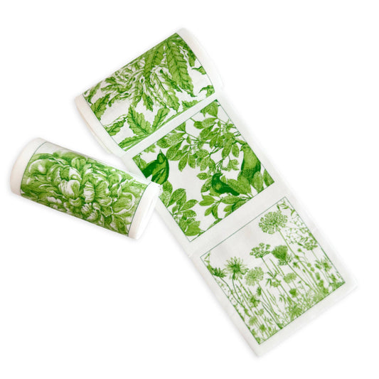 Caskata Botanicals Verde Cocktail Napkin Roll