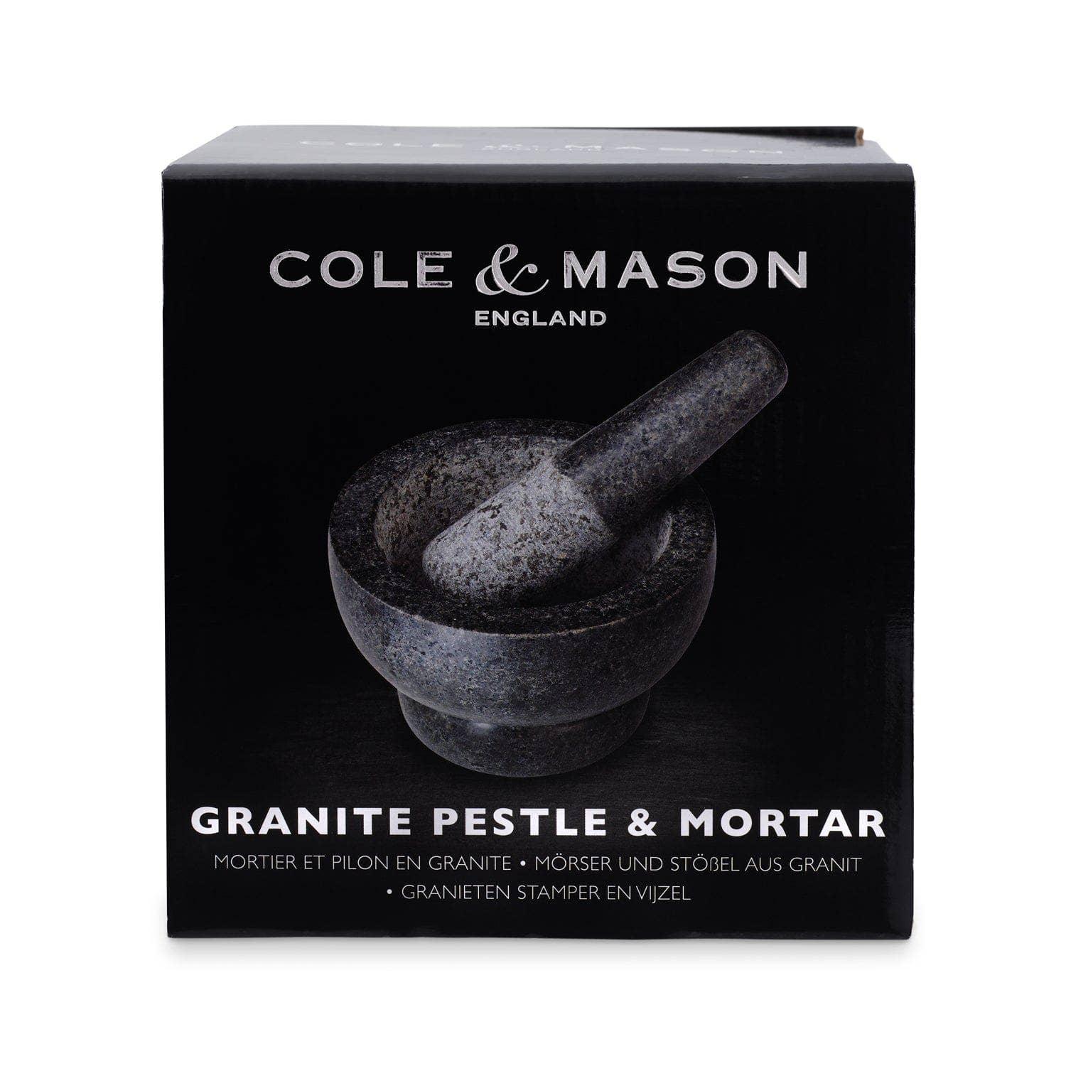 Cole & Mason Silver Granite Mortar & Pestle 5" - 4lb - Marcel’s Culinary Experience
