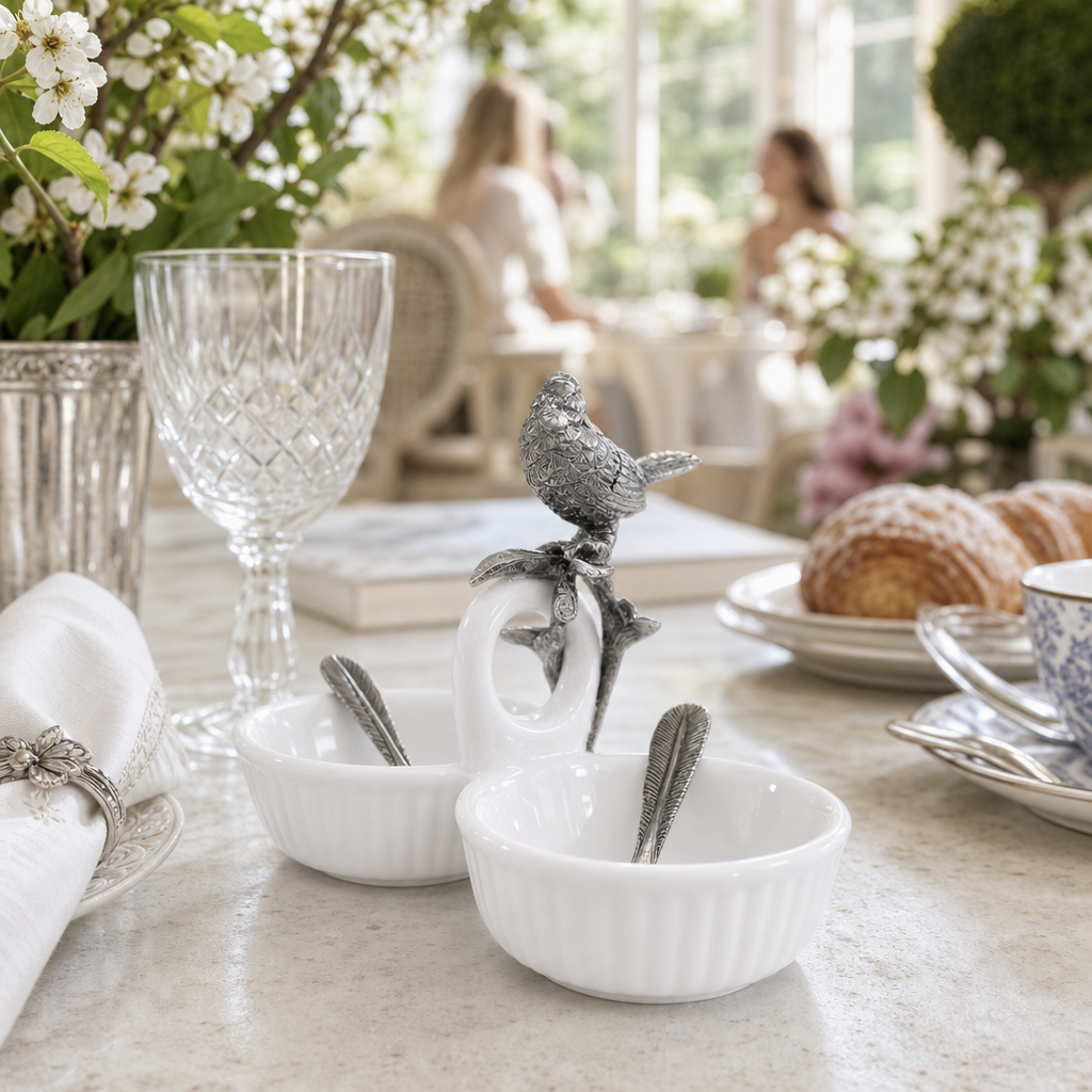 Songbird Double Salt & Spice Cellar