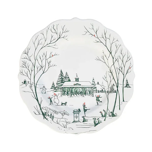 Juliska Country Estate Winter Frolic Dessert/Salad Plate - Evergreen