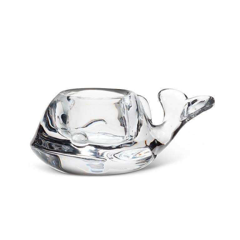 Whale Tealight Holder – 5"L