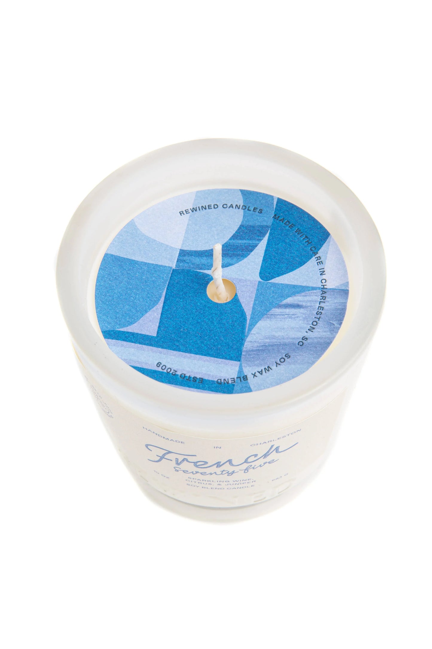 Rewined French 75 Candle 10 oz - Marcel’s Culinary Experience