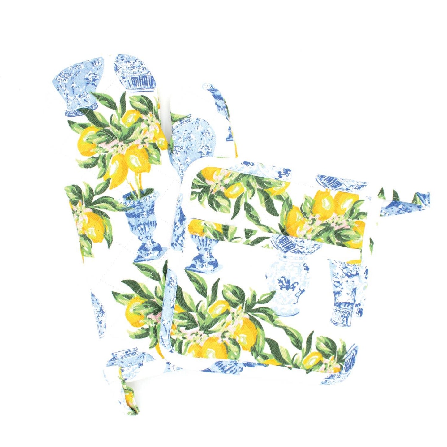 Lemon Ginger Oven Mitt Set - Marcel’s Culinary Experience